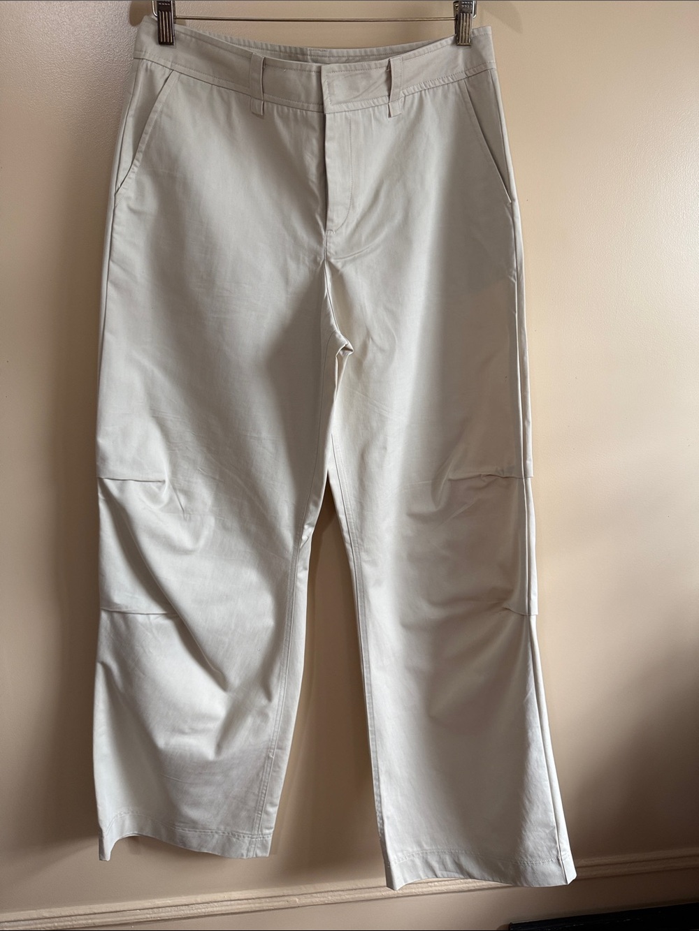 Zara women Cream Cargo Pants